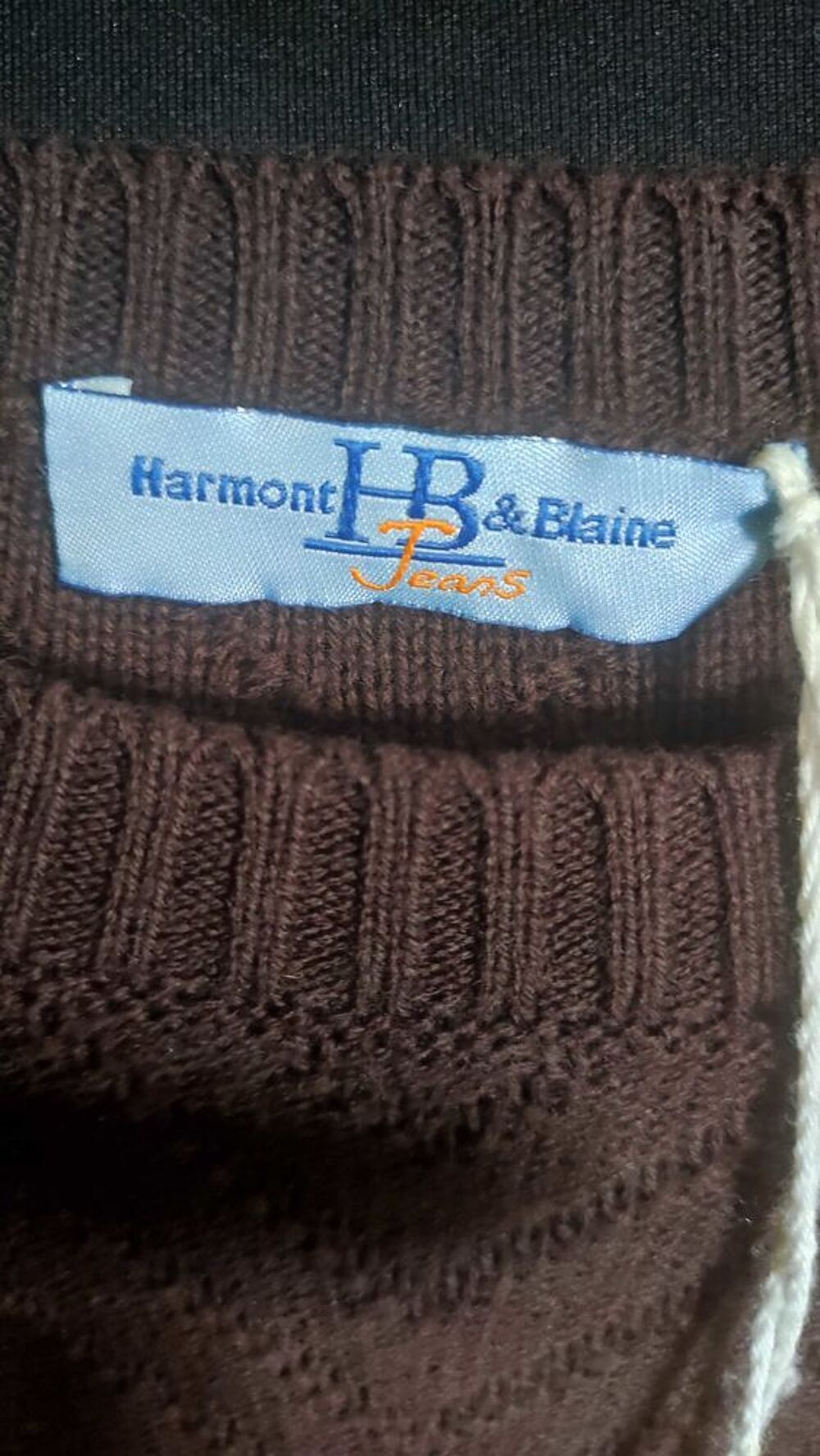 Pull homme coton laine et cachemire Harmont &amp; Blaine T 44 Vêtements