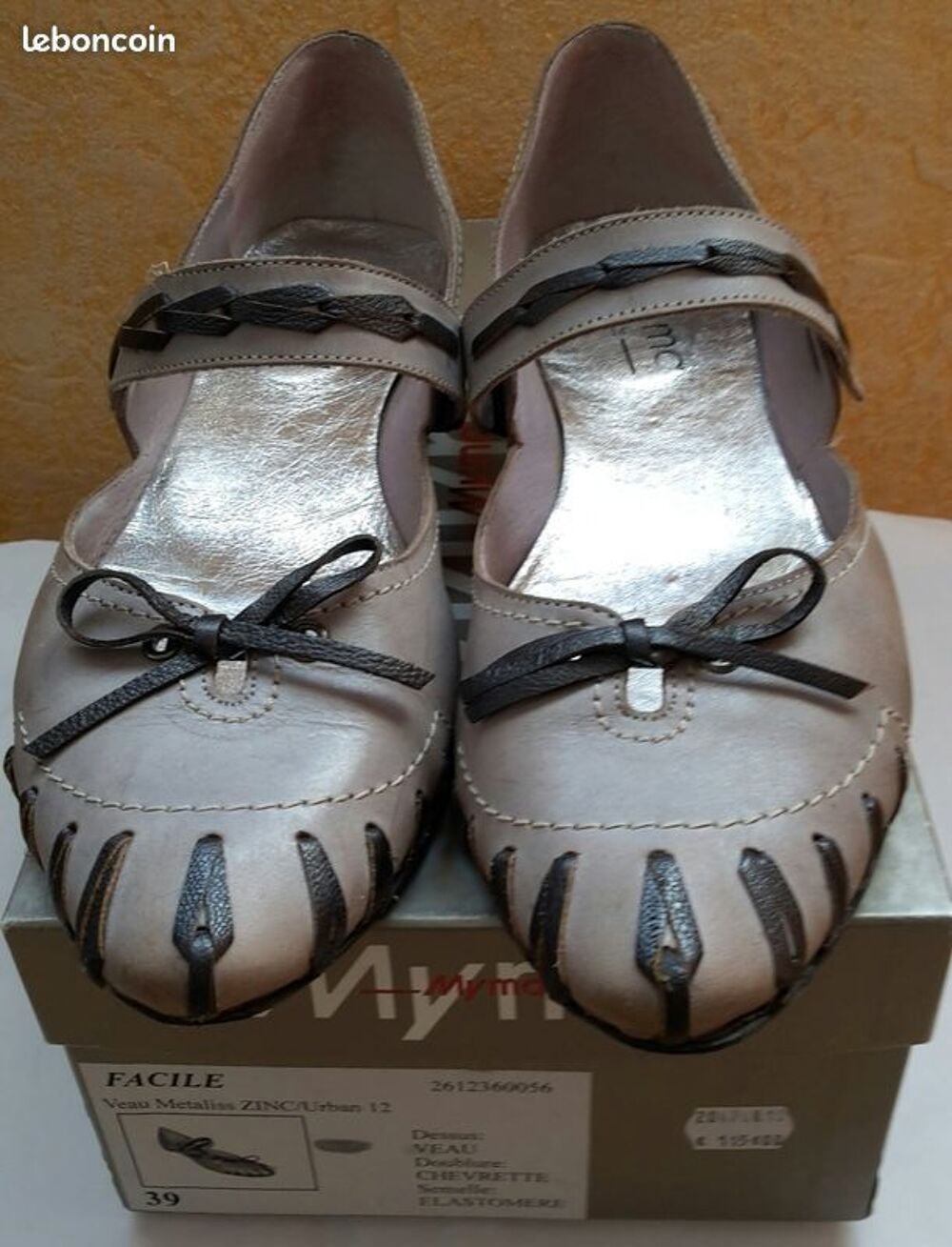 Ballerines MYMA tout cuir - Pointure 39 Chaussures