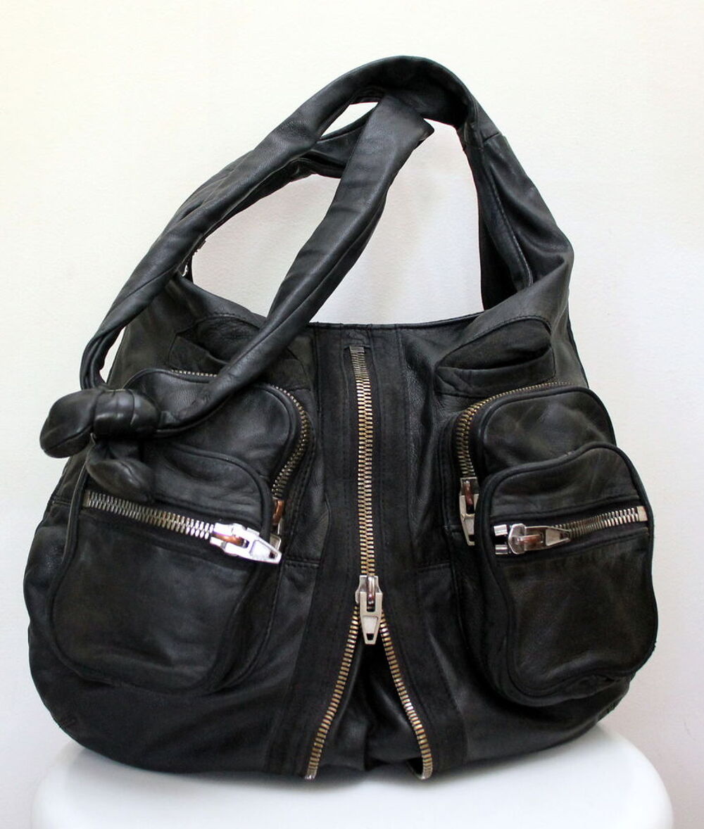 Sac cuir noir ALEXANDER WANG Maroquinerie