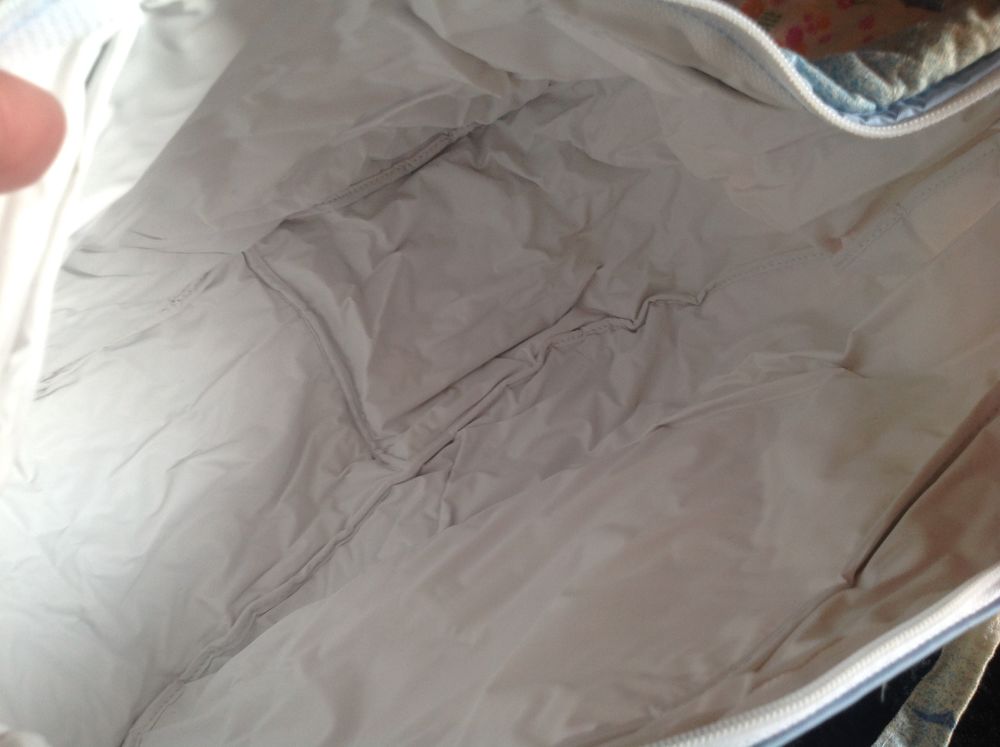 SAC EN TISSU FERMETURE &Eacute;CLAIR PAYSAGE ARC-EN-CIEL Envoi Poss Maroquinerie
