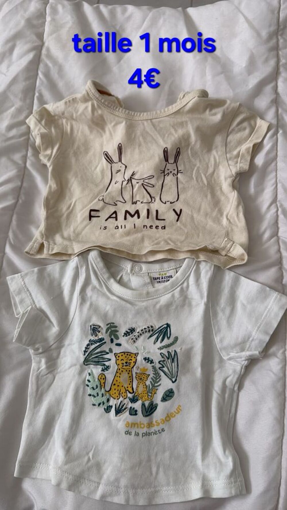Taille 0 1 mois Vêtements enfants