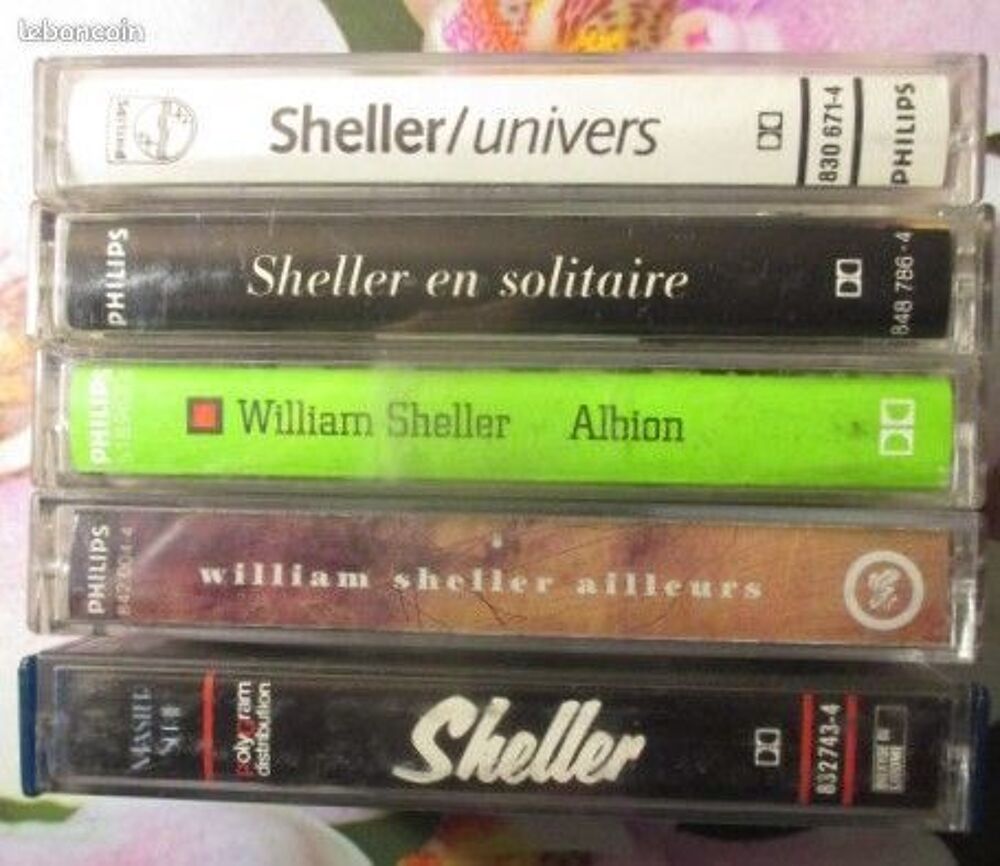 Cassettes audio William Sheller CD et vinyles