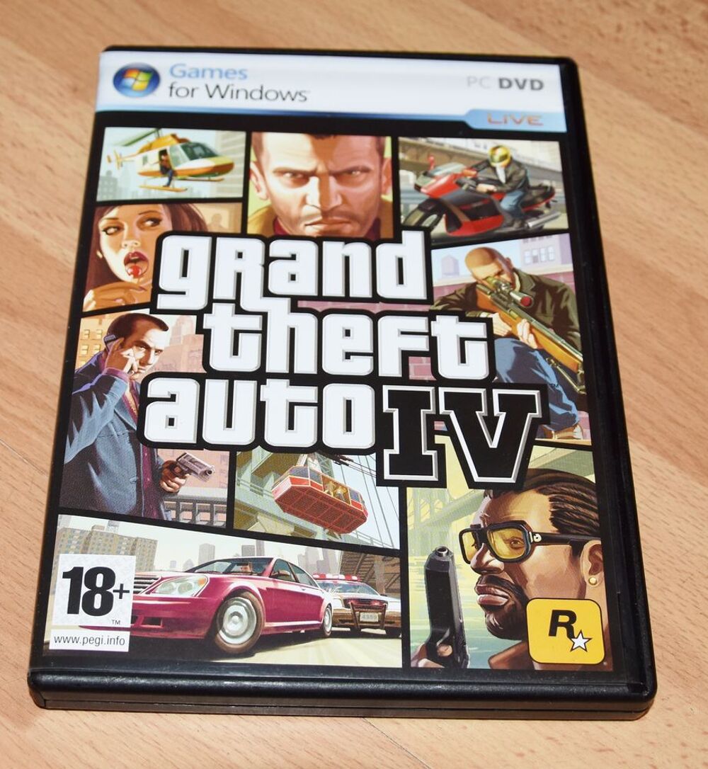 Grand Theft auto IV. GTA 4 sur PC. Etat neuf. Consoles et jeux vidos