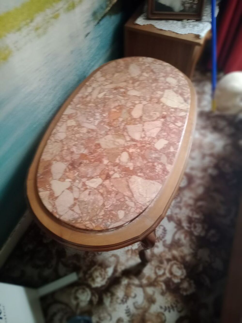 table de salon avec marbre Meubles