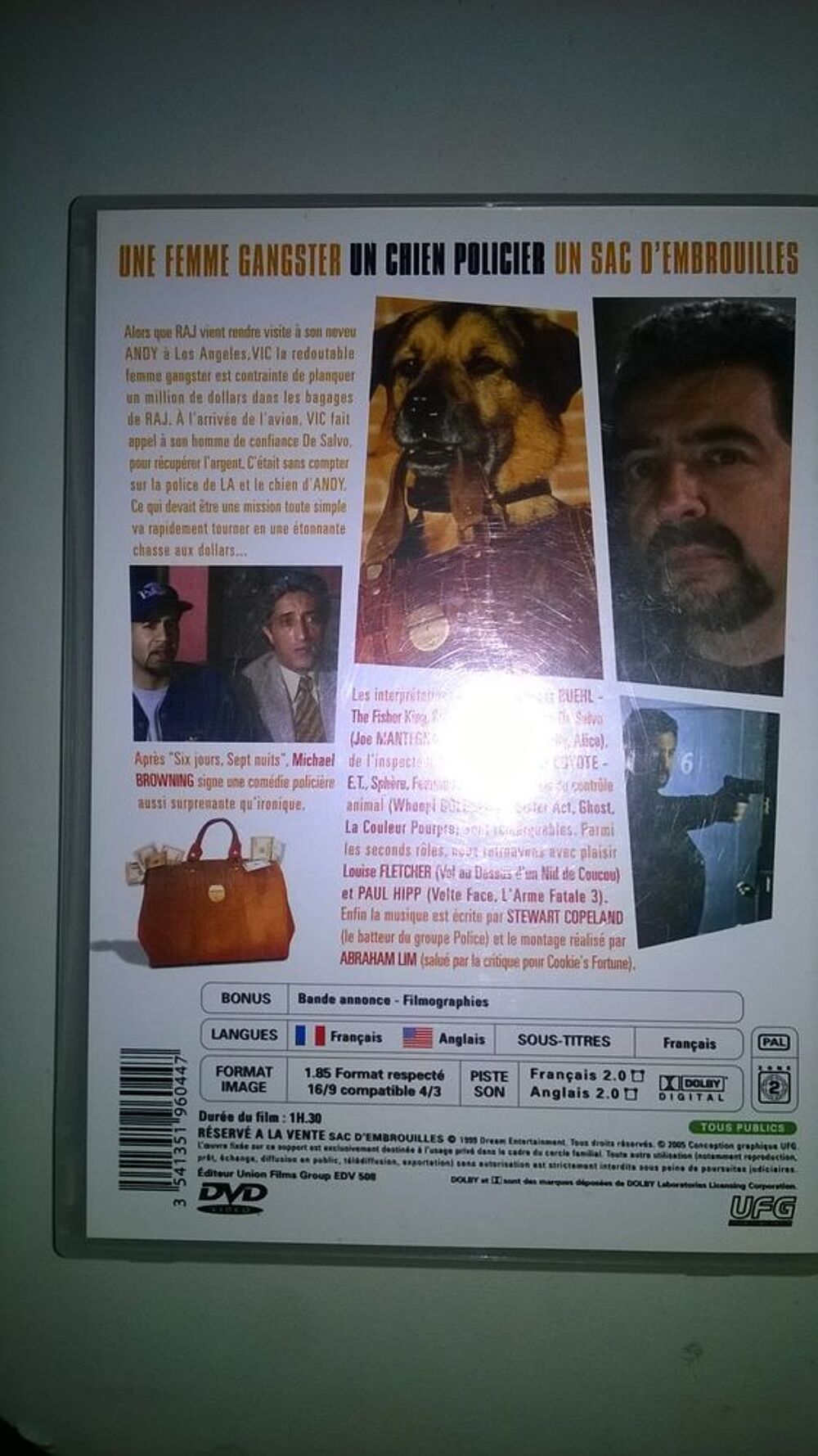 DVD Sac d'embrouilles
Michael Browning
2003 DVD et blu-ray