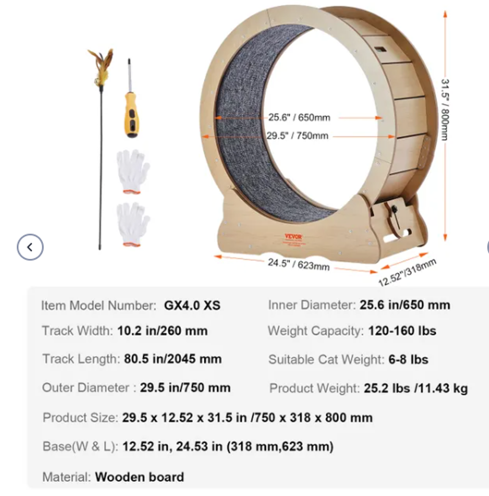 Roue d'exercice pour chat Meubles