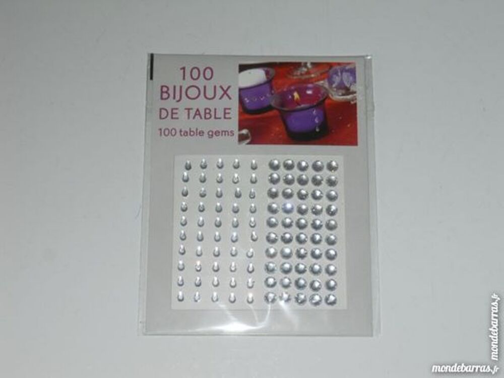 100 Bijoux de table, neuf Décoration