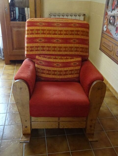 Fauteuil en chêne massif -Très confortable- Excellent 360 Yzeure (03)