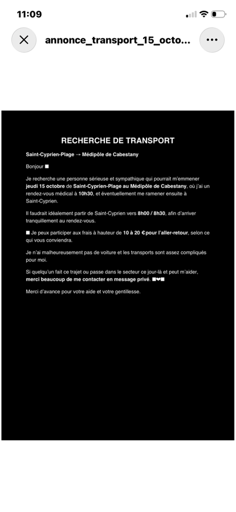 Cherche personne s&eacute;rieuse 0 66750 St cyprien plage