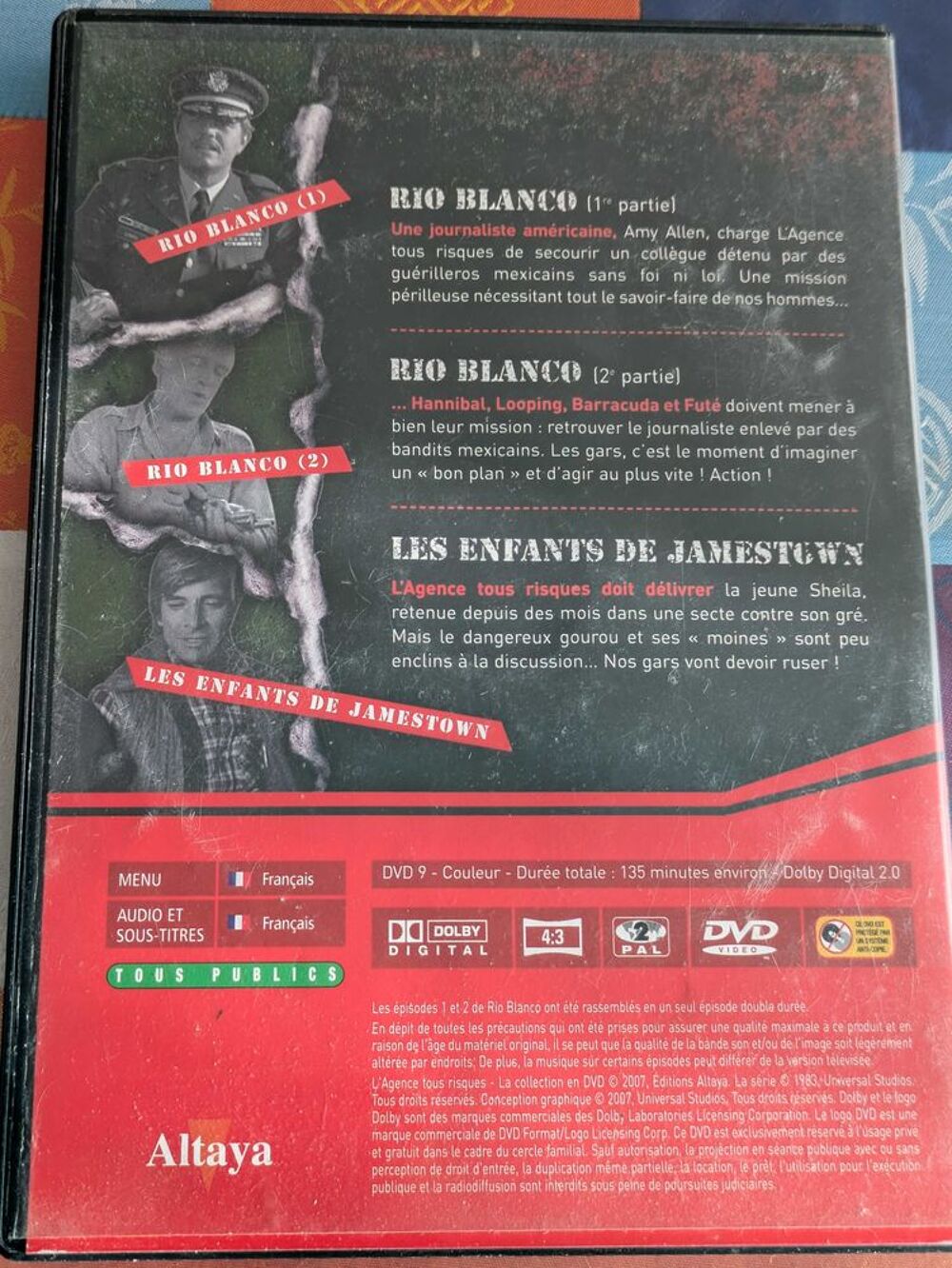 dvd l'agence tous risques DVD et blu-ray