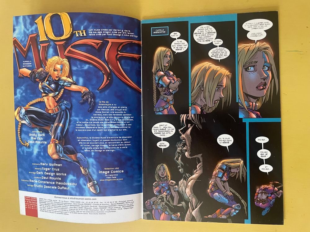 BD MANGA 10th MUSE N&deg;03 Semic Comics Livres et BD