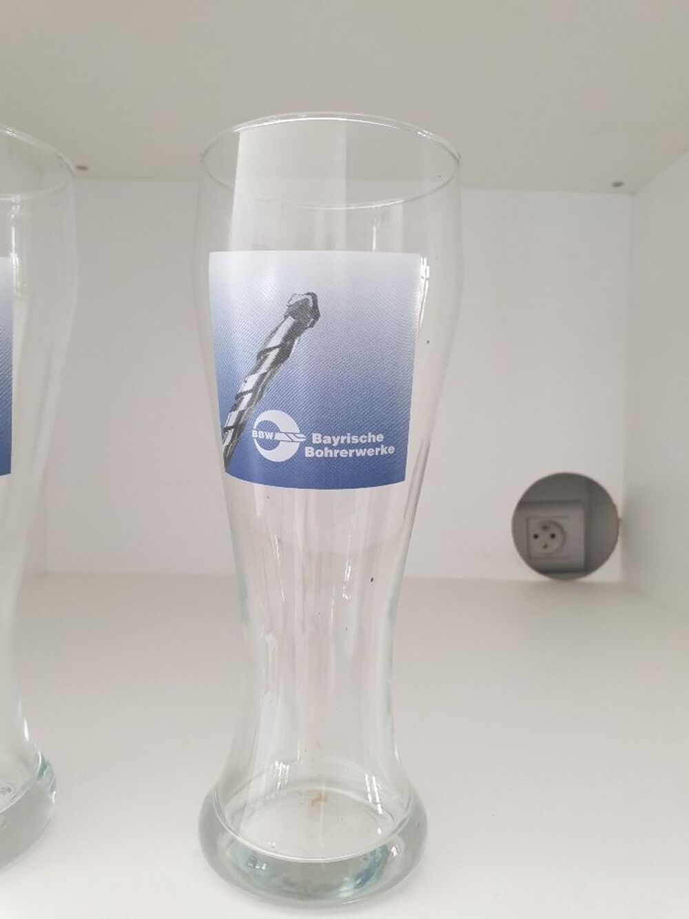 6 verres &agrave; bi&egrave;re (chopes) type brasserie Décoration