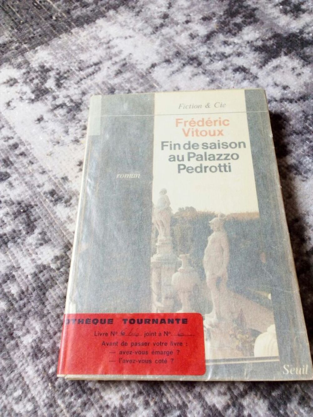 Fr&eacute;d&eacute;ric Vitoux Palazzo 1983 Livres et BD