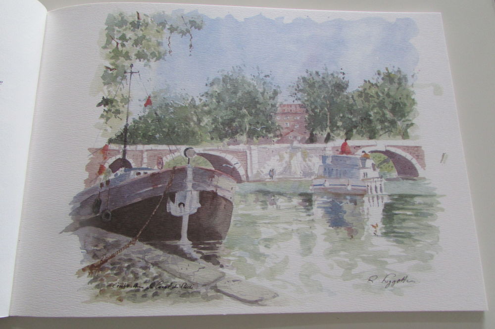 Livre Aquarelles Toulouse de Fuggetta et Destrem Ed Garonne Livres et BD