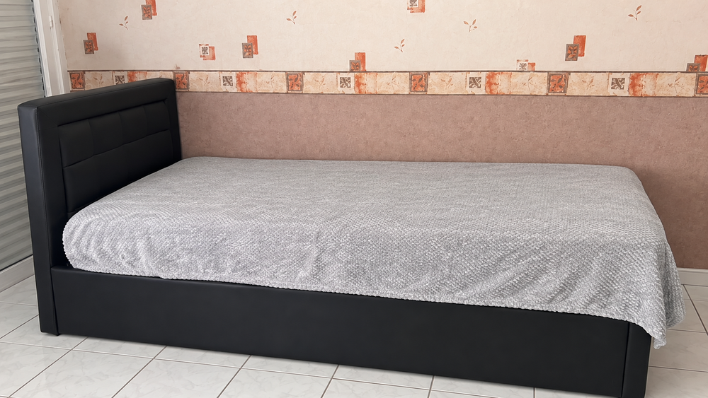 Lit coffre 1 place 90x190 avec LED et USB ? Bon &eacute;tat Meubles