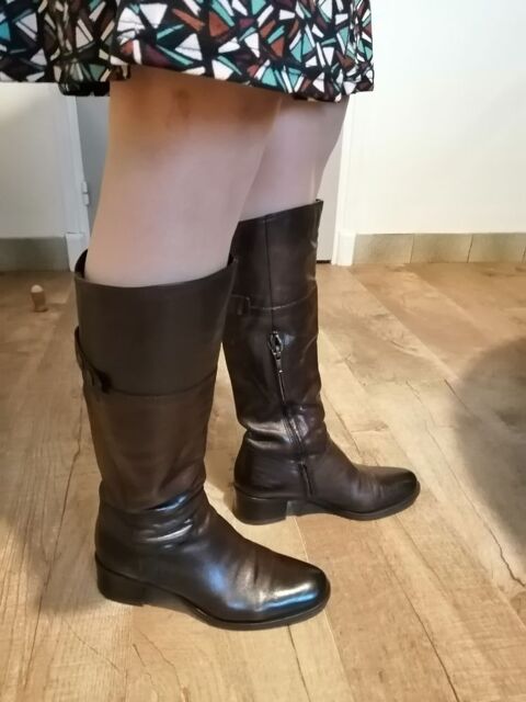 Bottes   Pierre Cardin , excellent tat, tout cuir P.36,5 30 Charolles (71)