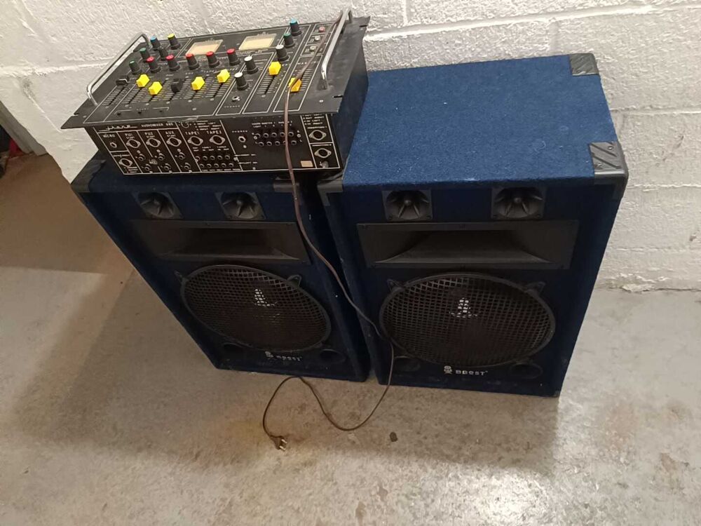 Ensemble de Sonorisation amplificateur et Haut parleur Audio et hifi