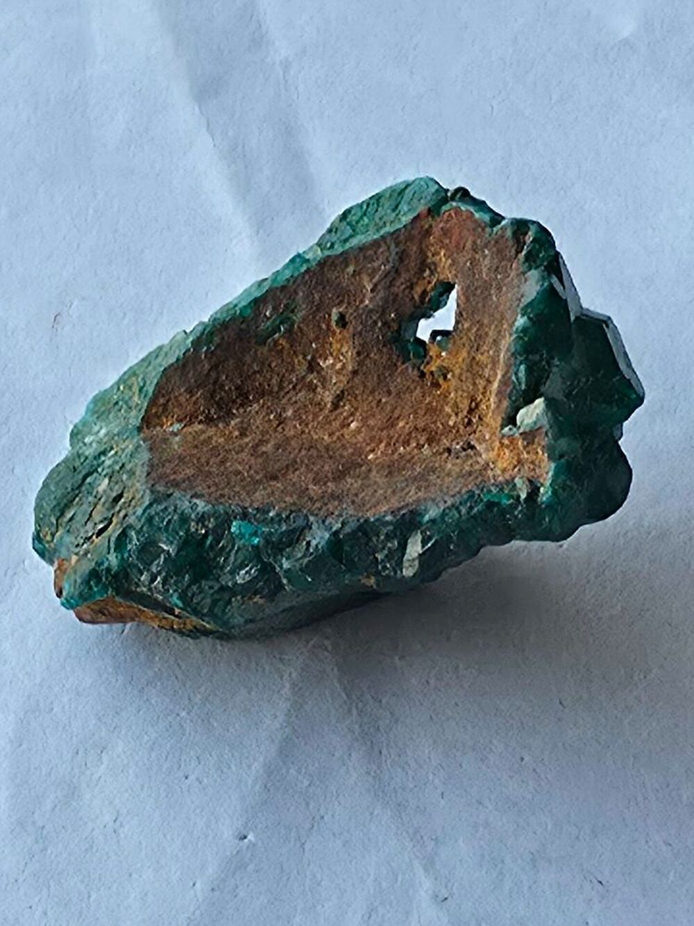 Dioptase brute du Katanga RDC-Collection 13g 