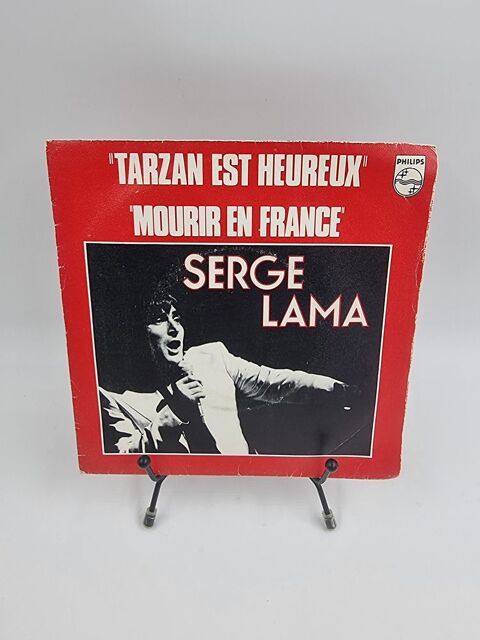 Vinyle 45 tours Serge Lama : Tarzan est Heureux / Mourir... 1 Vulbens (74)