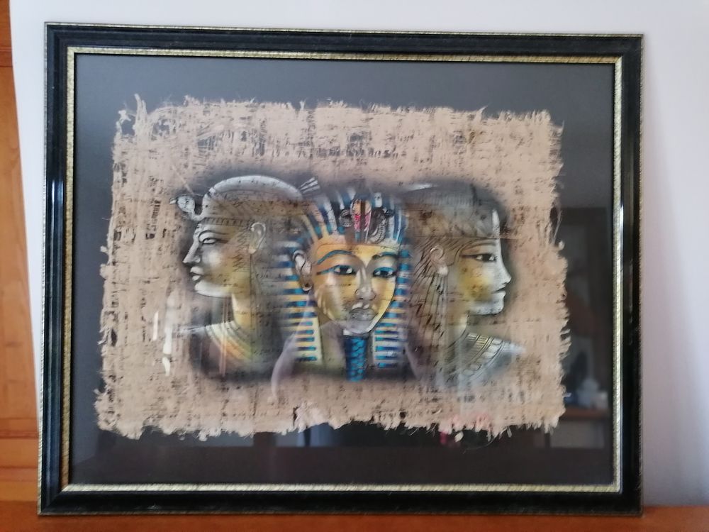 Cadre papyrus Dcoration