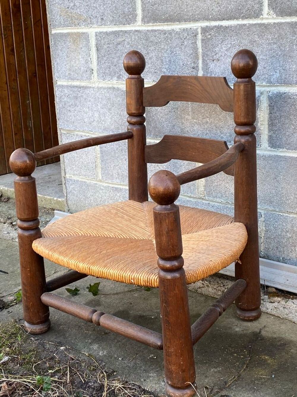 vos fauteuil ch&ecirc;ne paille bas Meubles