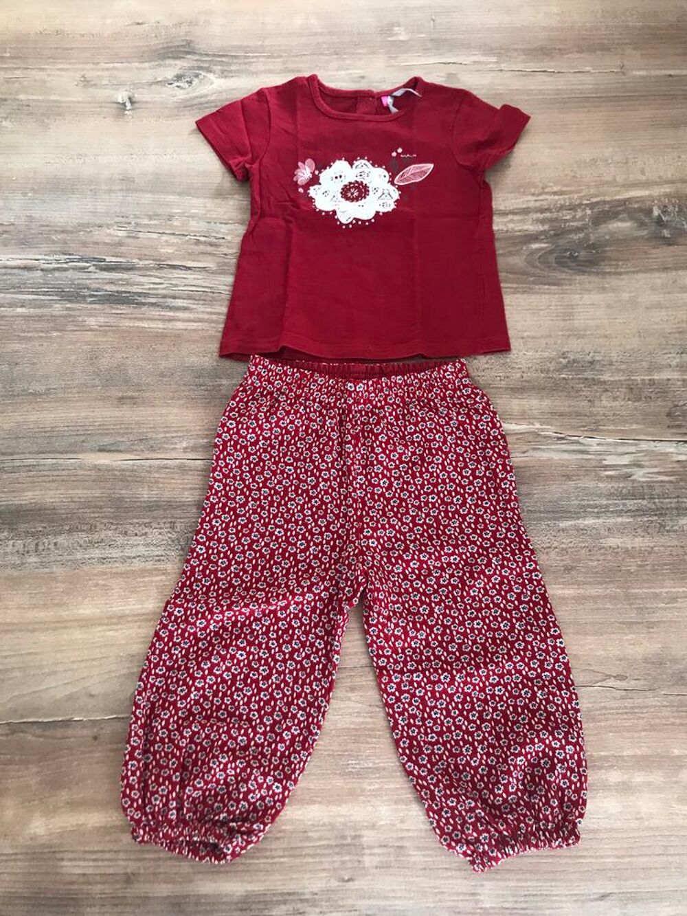 Ensemble pantalon + tee shirt enfant fille " orche Vêtements enfants