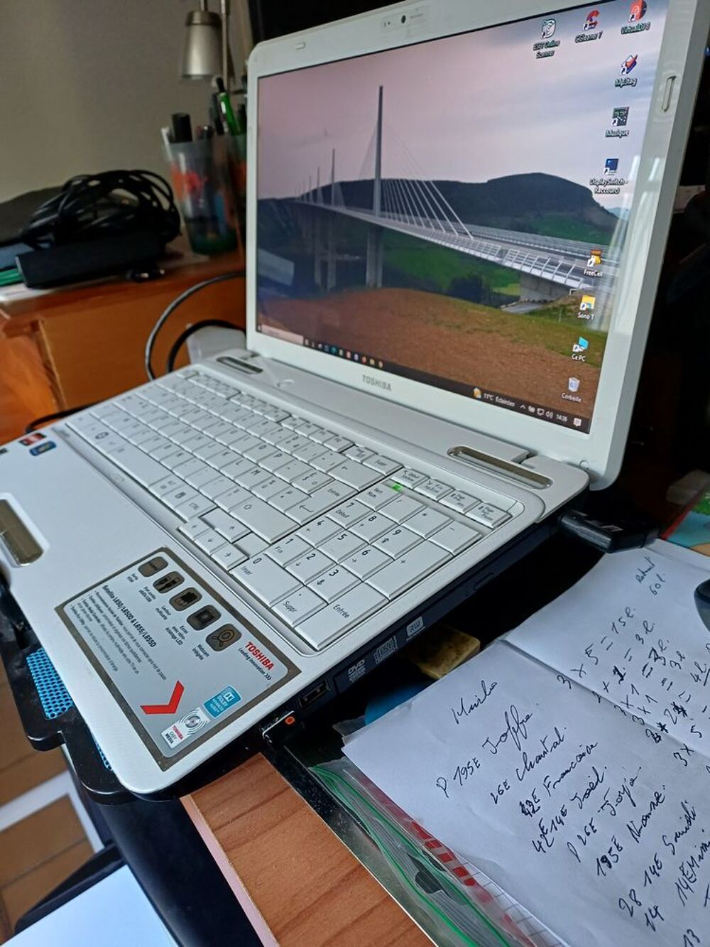 Vd Ordinateur Portable Toshiba Satellite L 650&amp;655 D 17 P Matériel informatique