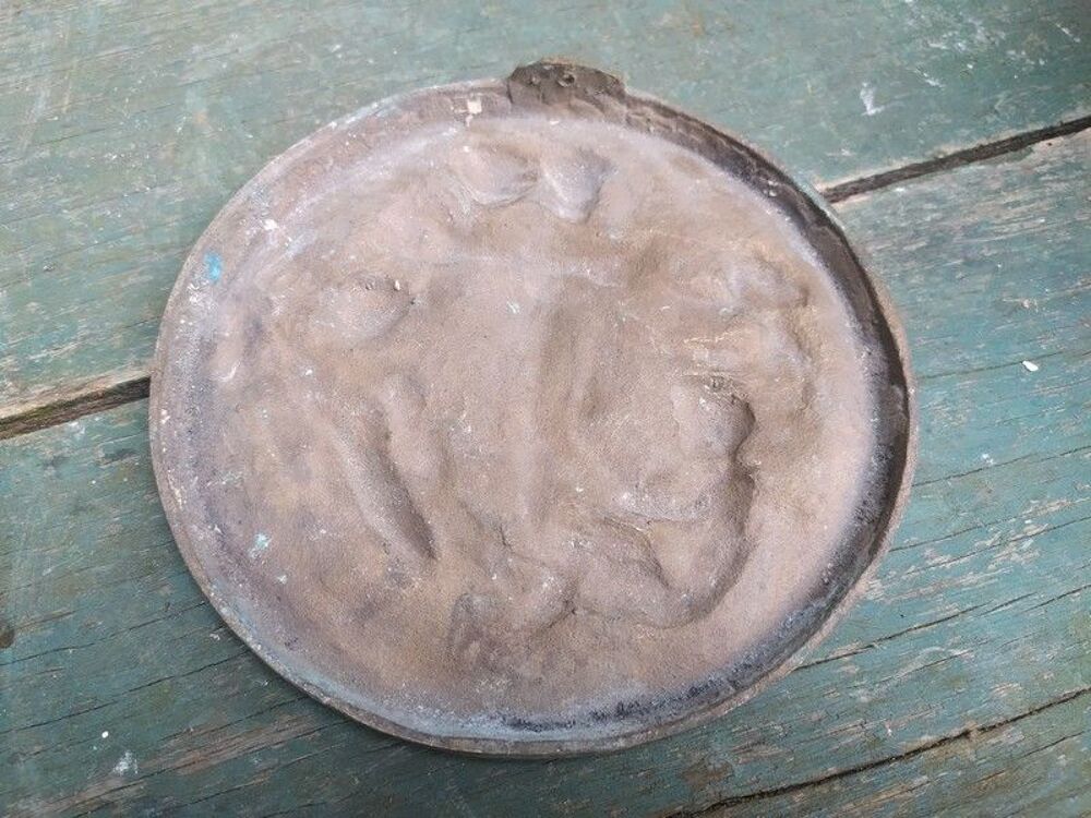 Grande M&eacute;daille Bronze Sc&egrave;ne Enfants Putti la Musique 