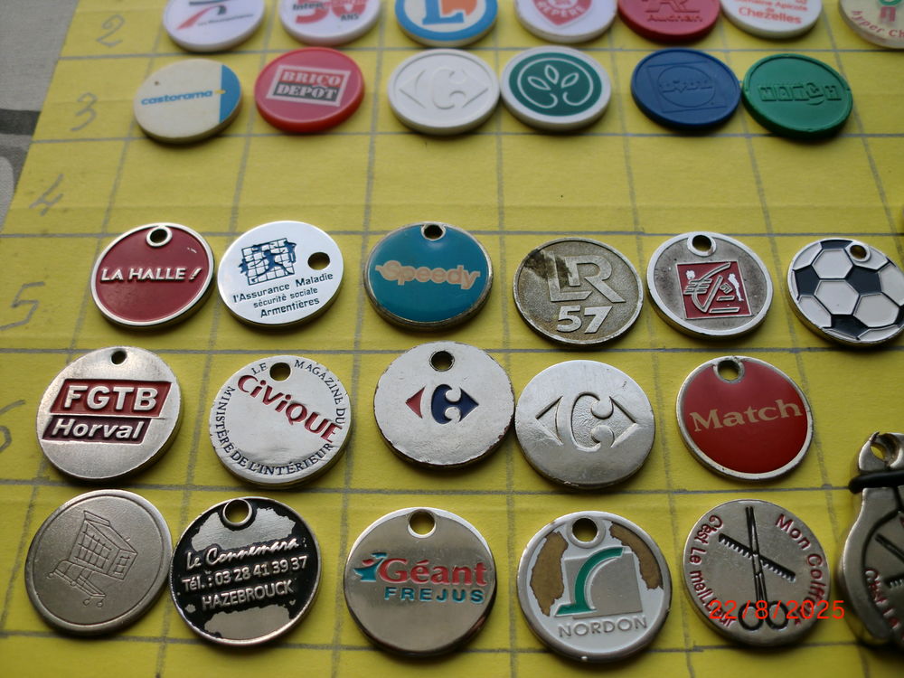 jetons de caddie 