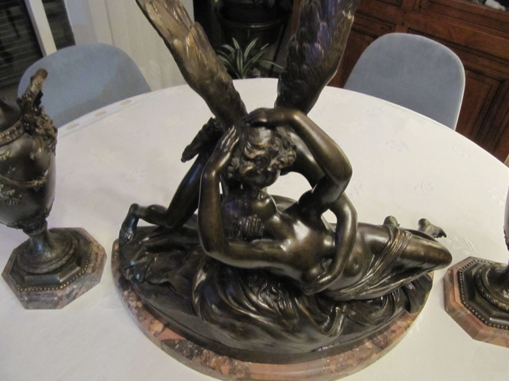 Statue - sujet amour - Psych&eacute; et cupidon Dcoration