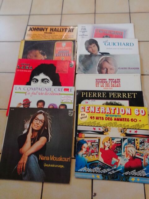 LOT DE DISQUES VINYLS 33  ET 45 TOURS 0 Roquecourbe (81)