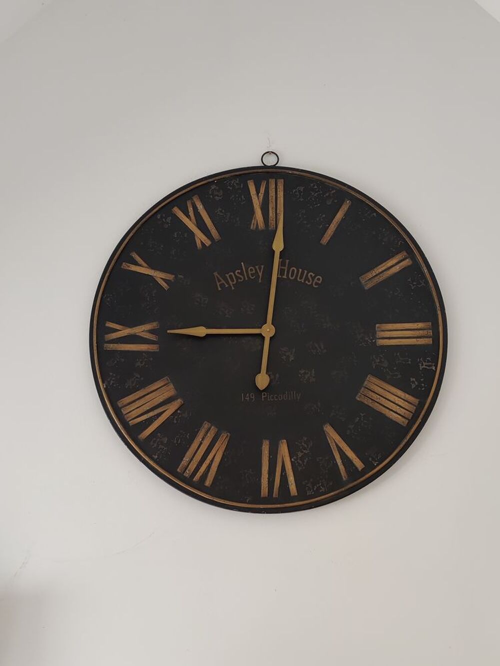 Grande horloge style industriel 95X95 Décoration