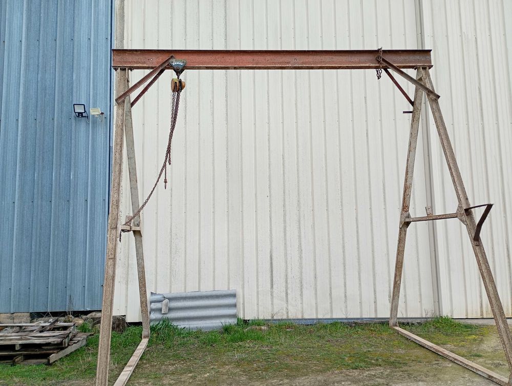 Portique avec palan Bricolage