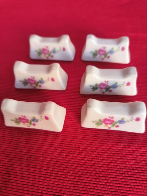  6 porte couteaux en porcelaine blanche 15 Six-Fours-les-Plages (83)