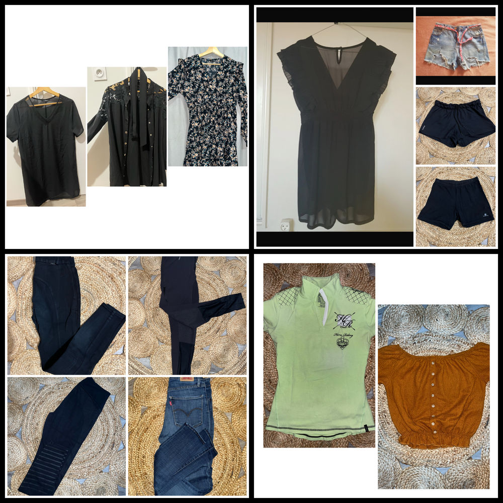 Lot de v&ecirc;tements femme. Vêtements