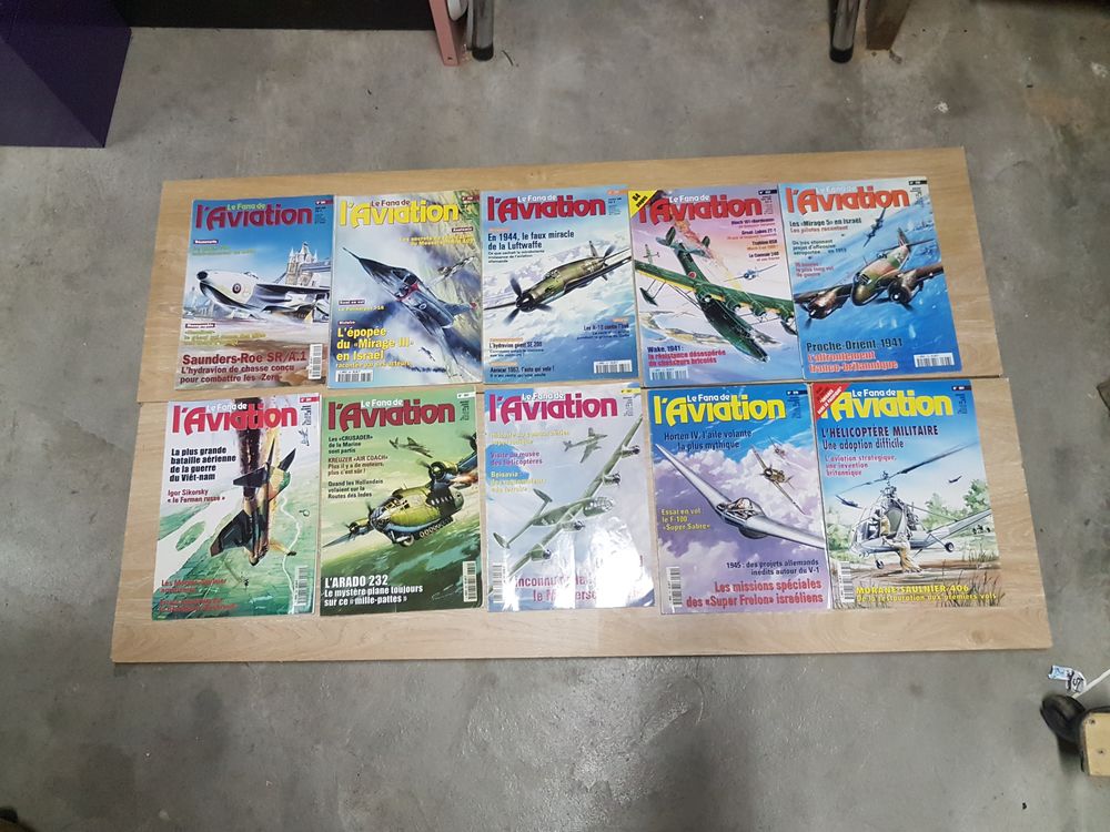 mensuels "L'aviation" Livres et BD