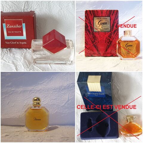 Lot 5 miniatures de parfum Van Cleef 25 Plaisir (78)