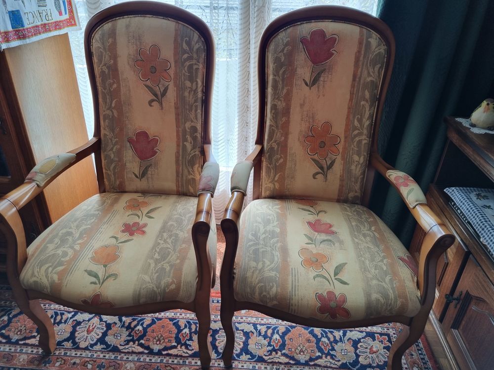 2 fauteuils tissus Meubles