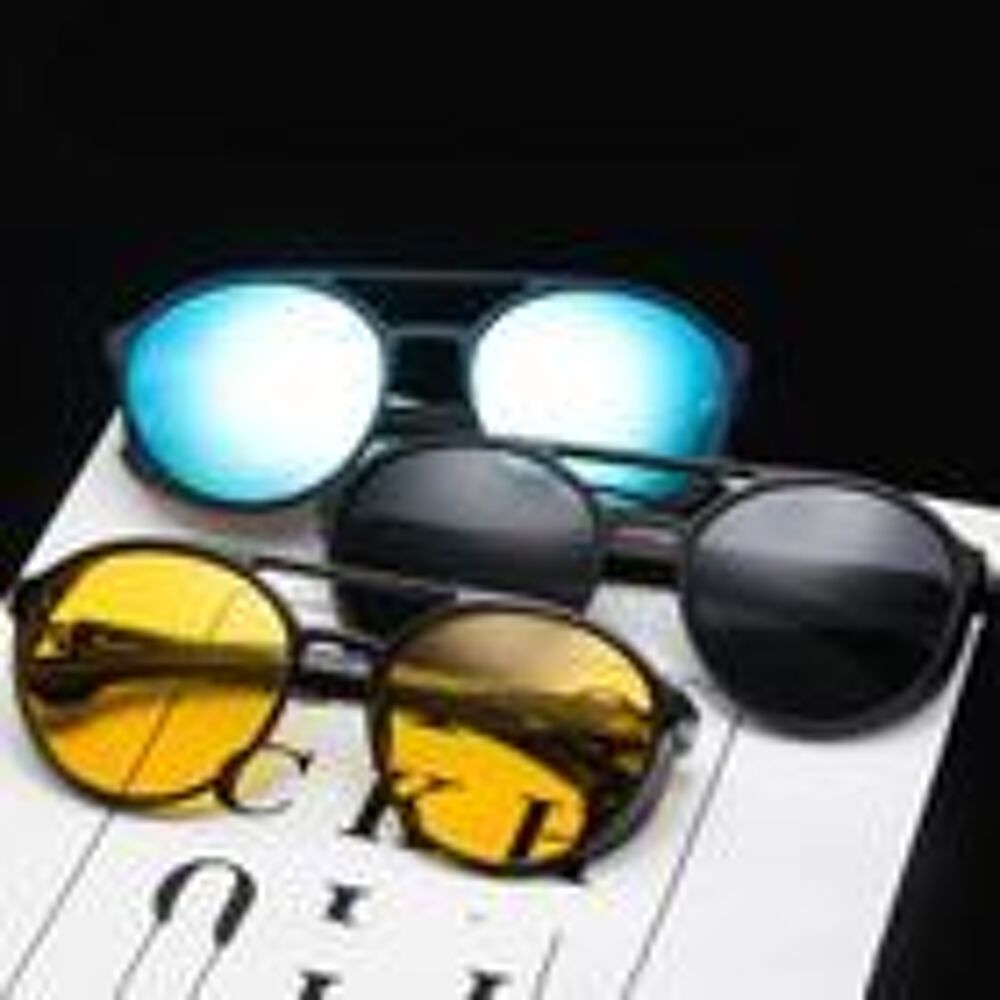 Lunettes de Soleil Classiques Punk/Vintage pour Homme Bijoux et montres
