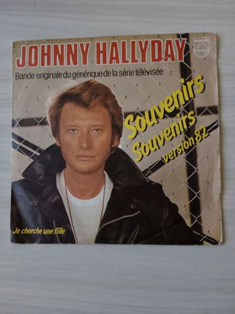 45 tours JOHNNY HALLYDAY Souvenir version 82 35 Sautron (44)