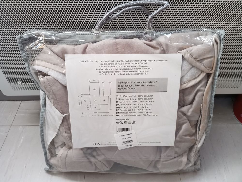 Prot&egrave;ge fauteuil micro fibre Décoration