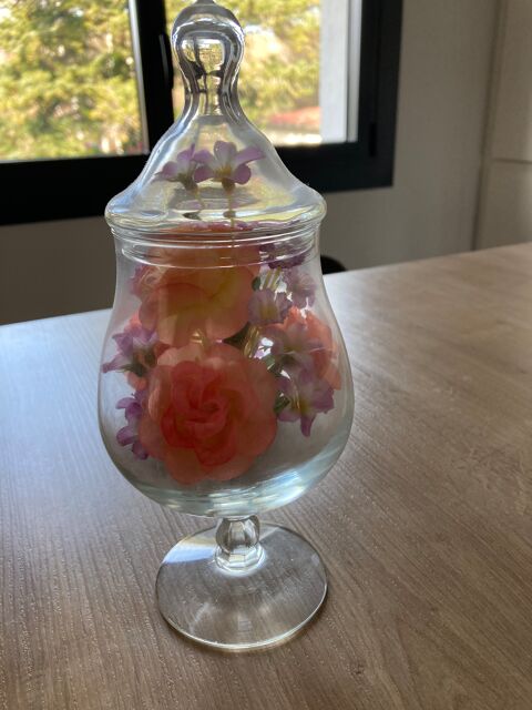 Bocal Dcoratif en Verre avec Fleurs Artificielles 5 Albi (81)