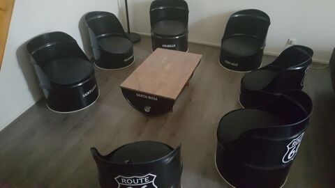 sets de siège bidons vintage de couleurs noires 1400 Gannat (03)