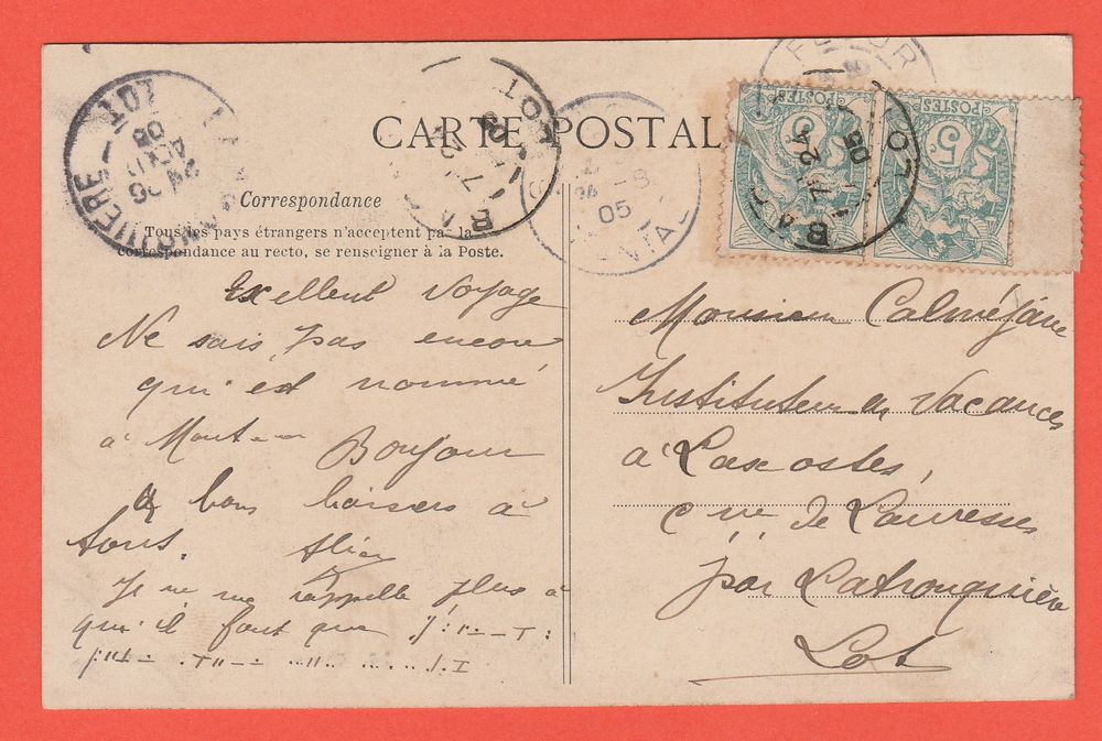 CPA - Un R&eacute;tameur - Chaudronnier Ambulant - Lot 1905 