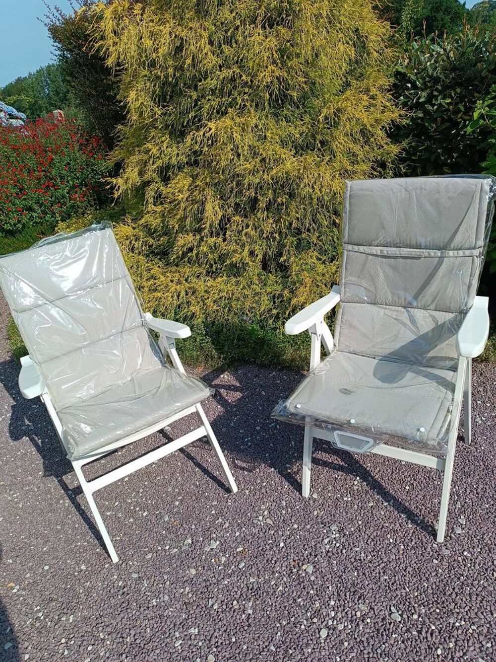 Fauteuils de jardin+ coussins Meubles