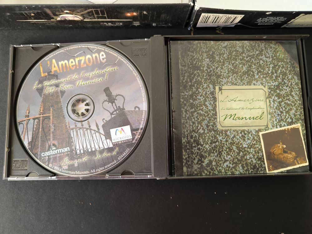 L'AMERZONE Casterman 1999 Coffret MICROIDS le testament Consoles et jeux vidéos