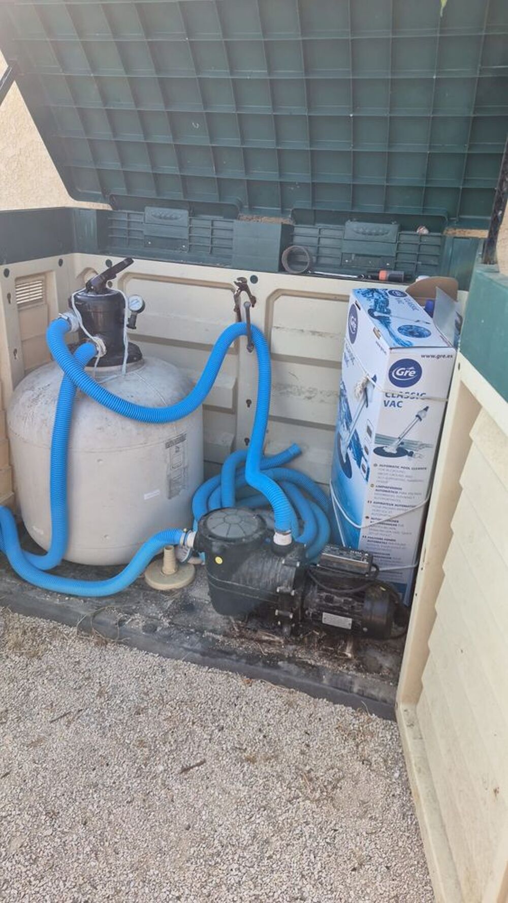 ENSEMBLE FILTRATION PISCINE HORS SOL GRE Jardin