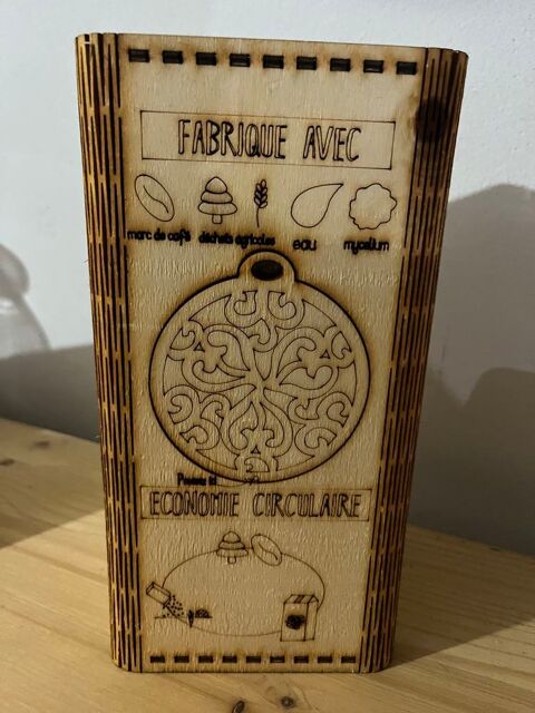 kit   champignons bois 9 pousses pendant 6-8 mois cadeau de noel pdagogique ludique cologique 26 rme (26)