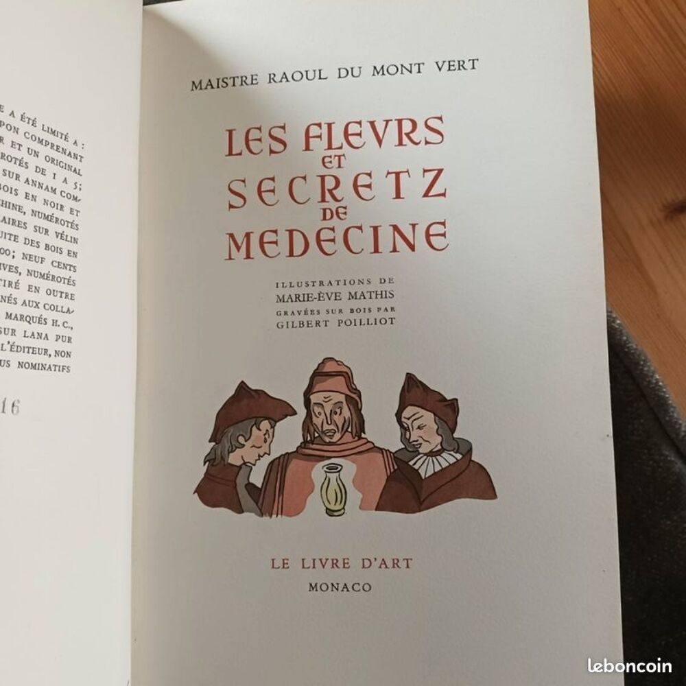 LES FLEURS ET SECRETS DE MEDECINE MEDICAL PLANTES NATURE Livres et BD