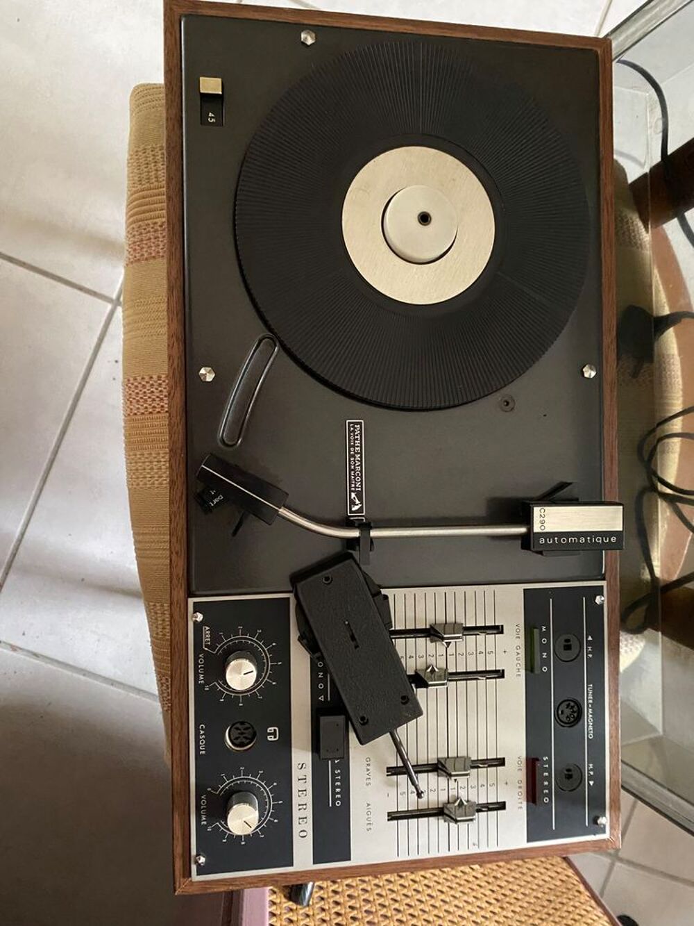 Platine de disque Thomson vintage CD et vinyles